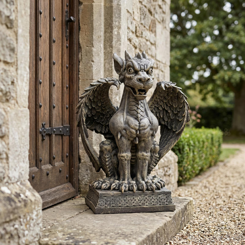 Design Toscano Gargoyle Sentinels Boden Statue & Reviews | Wayfair